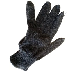 Перчатки полушерстянные двойные с ПВХ