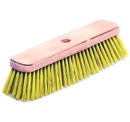 Щетка-швабра 280 мм, (жёсткий ворс) дерево, б/ч, под черенок 22 мм с резьбой