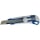 Нож технический КОБАЛЬТ лезвие 18 мм, двухкомпонентный корпус, металлическая направляющая, фиксатор, блистер